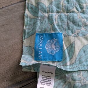 Jana Lam Mint Green Floral Print Cotton Fabric